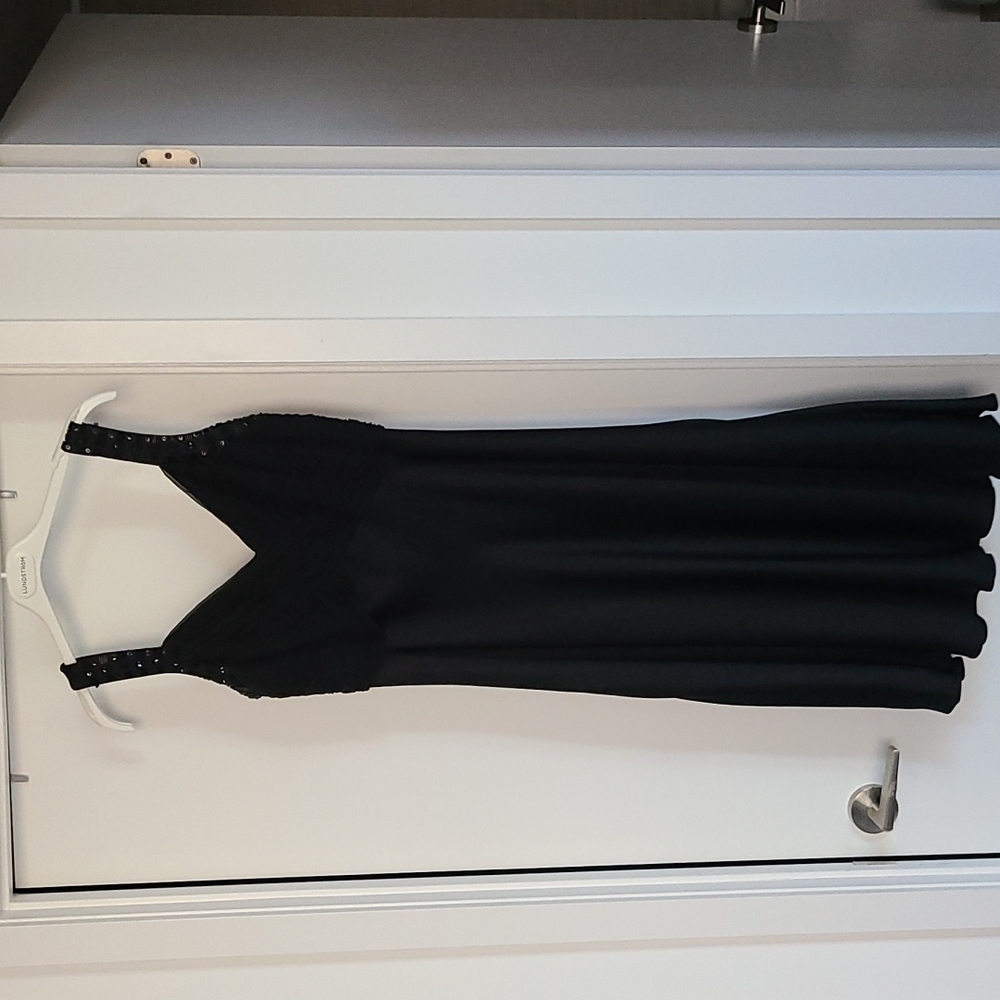 Black evening dress